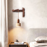 Ember Stone Travertine Wall Light, detail view 6