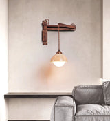 Ember Stone Travertine Wall Light, detail view 16