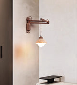 Ember Stone Travertine Wall Light, detail view 17