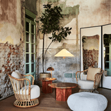Evara Cloud Fabric Pendant Light, detail view 4