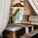 Evara Cloud Fabric Pendant Light, detail view 19