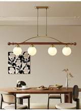 Evara Quartz Glass Chandelier, detail view 4
