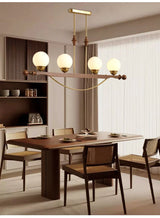 Evara Quartz Glass Chandelier, detail view 5