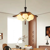 Evara Vale Wood Pendant Light, detail view 2