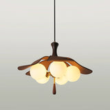 Evara Vale Wood Pendant Light, detail view 7