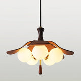 Evara Vale Wood Pendant Light, detail view 9