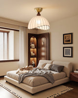 Faron Rain Wood Ceiling Light, detail view 9
