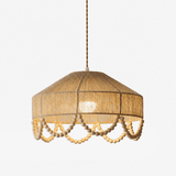 Flora Field Wood Pendant Light by Maison Velume