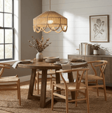 Flora Field Wood Pendant Light, detail view 2