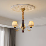 Flora Moon Wood Chandelier, detail view 11