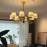Flora Moon Wood Chandelier, detail view 14