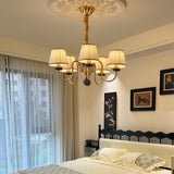 Flora Moon Wood Chandelier, detail view 15