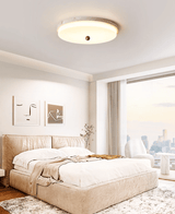 Flora Prism Travertine Ceiling Light, detail view 6
