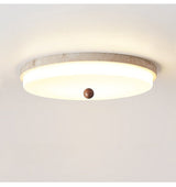 Flora Prism Travertine Ceiling Light, detail view 7