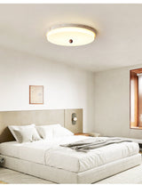 Flora Prism Travertine Ceiling Light, detail view 9