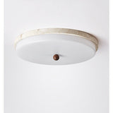 Flora Prism Travertine Ceiling Light, detail view 13