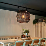 Galen Reed Rattan Pendant Light, detail view 3