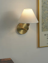 Galen Terra Brass Wall Light, detail view 9