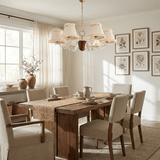 Galen Vale Fabric Chandelier, detail view 4