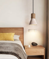 Haven Iris Travertine Pendant Light, detail view 7