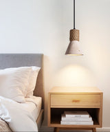 Haven Iris Travertine Pendant Light, detail view 8