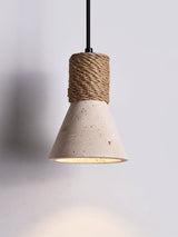 Haven Iris Travertine Pendant Light, detail view 10