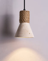 Haven Iris Travertine Pendant Light, detail view 17