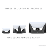 Ilan Veil Acrylic Outdoor Light compact medium and large profiles