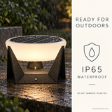 Ilan Veil Acrylic Outdoor Light in wet weather with IP65 protection