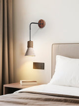 Ilan Bay Travertine Wall Light, detail view 4