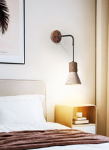 Ilan Bay Travertine Wall Light, detail view 8