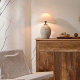 Kaia Terra Fabric Table Lamp, detail view 3
