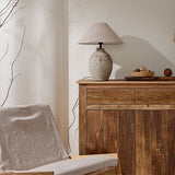 Kaia Terra Fabric Table Lamp, detail view 4