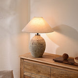 Kaia Terra Fabric Table Lamp, detail view 5