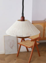 Kaia Wisp Wood Pendant Light, detail view 8