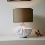 Liora Halo Fabric Table Lamp, detail view 2