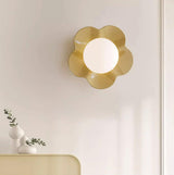 Liora Linden Glass Wall Light, detail view 8