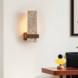Maren Harbor Travertine Wall Light, detail view 4
