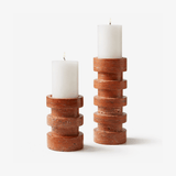 Nora Veil Stone Candle Holder by Maison Velume