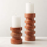 Nora Veil Stone Candle Holder, detail view 3