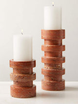 Nora Veil Stone Candle Holder, detail view 4