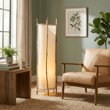 Nora Vista Fabric Floor Lamp, detail view 4