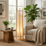 Nora Vista Fabric Floor Lamp, detail view 5
