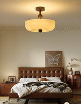 Orla Arc Glass Ceiling Light, detail view 8