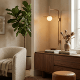 Orla Vine Alabaster Wall Light, detail view 10