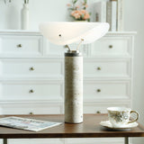 Pella Field Travertine Table Lamp, detail view 4