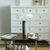 Pella Field Travertine Table Lamp, detail view 8