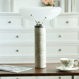Pella Field Travertine Table Lamp, detail view 17