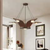 Pella Frost Wood Chandelier, detail view 4