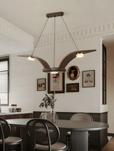 Pella Frost Wood Chandelier, detail view 6